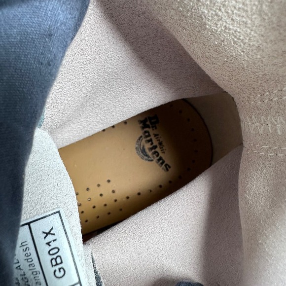 NIB Dr Martens 1460 Pascal Blue Tie Dye Printed Suede Leather Boots US 7 - Picture 15 of 16